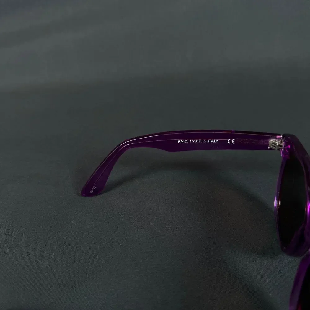 Retrosuperfuture Classic Purple Sunglasses Made in Italy Only Frame